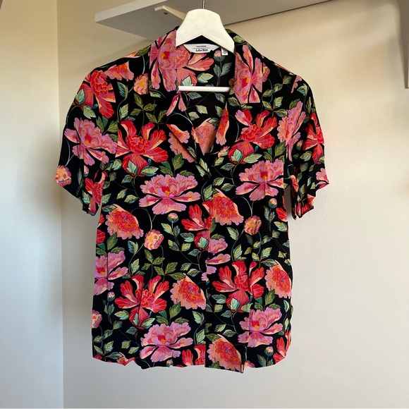 & other stories ☆ Peony floral button down shirt - Picture 1 of 5